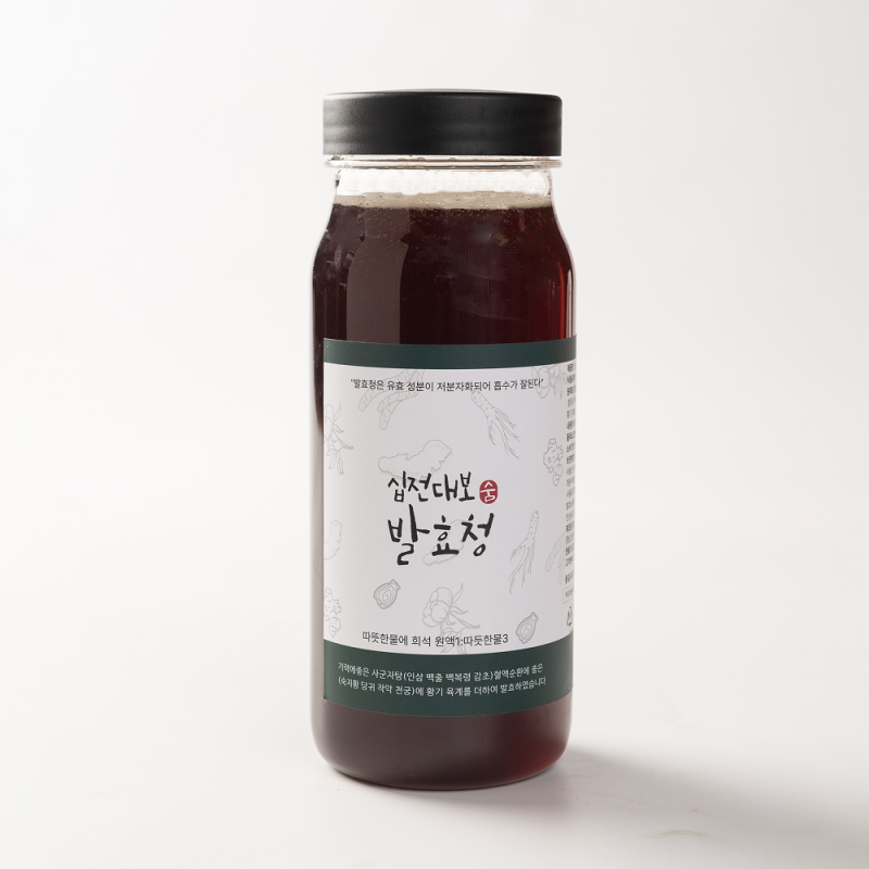 쌍화,십전대보 발효청 800g _발효부부