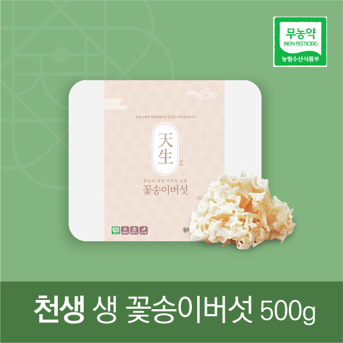 산엔청쇼핑몰,천생 생 꽃송이버섯 500g / 1kg _그린파워C&S