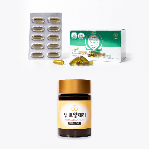 산엔청쇼핑몰,[정기구독/보양] 으랏챠챠 꾸러미 (산엔들 오메가3, 대포정보화마을 로얄젤리)