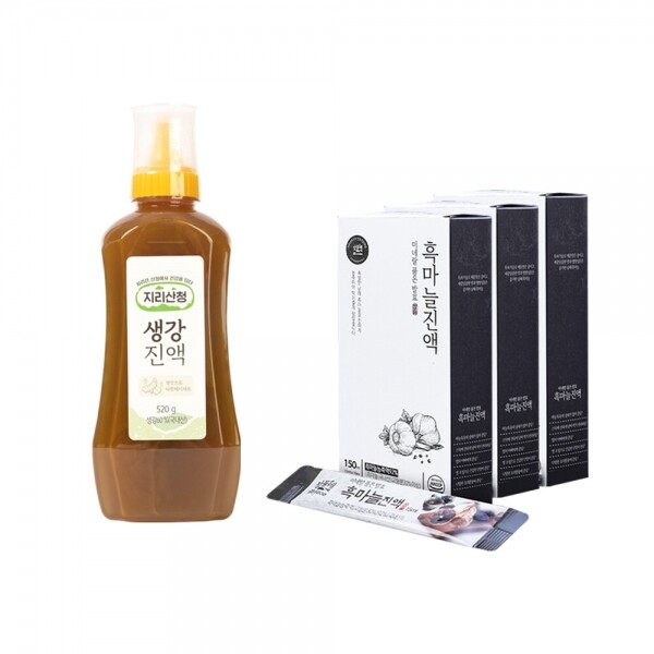 산엔청쇼핑몰,[정기구독/차류]체온 1℃상승 꾸러미(참들애 흑마늘진액, 지리산청 생강진액)