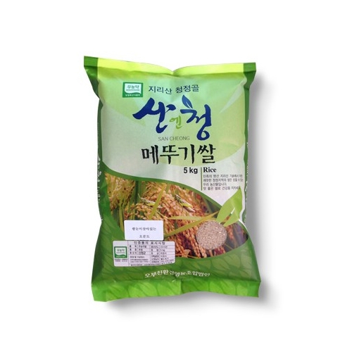 산엔청쇼핑몰,[정기구독] (2023년산) 산엔청 무농약 메뚜기쌀 현미 5kg/10kg _오부친환경