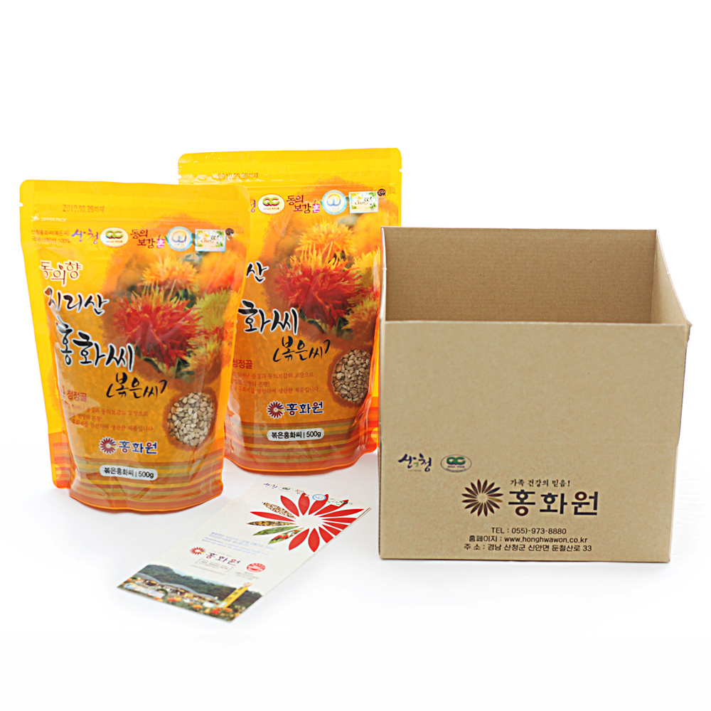 산엔청쇼핑몰,[정기구독] 지리산 볶은홍화씨 500g _(주)홍화원