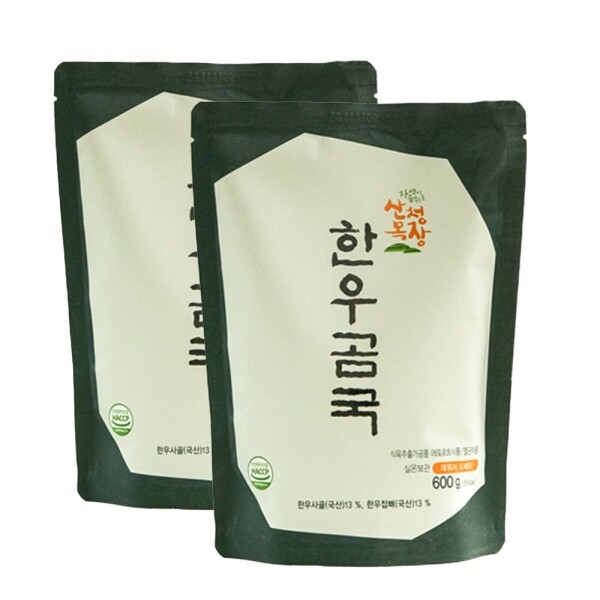 산엔청쇼핑몰,한우 곰국 600g 2팩 _㈜산청자연식품