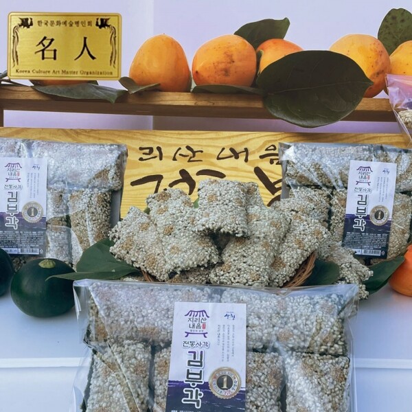 장영숙명인 전통 김부각 180g /한입 김부각 180g /고추부각 180g _지리산내음