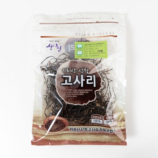 산엔청쇼핑몰,24년 무농약 GAP 건고사리100g _지리산담쟁이