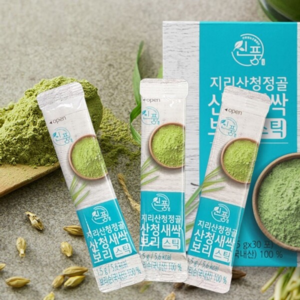 산엔청쇼핑몰,새싹보리분말 100g(병)/새싹보리분말1.5g(30포) _신풍영농조합