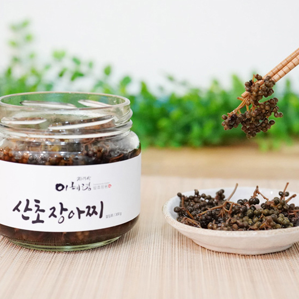 산엔청쇼핑몰,산초열매장아찌 300g _ 이혜령발효정원