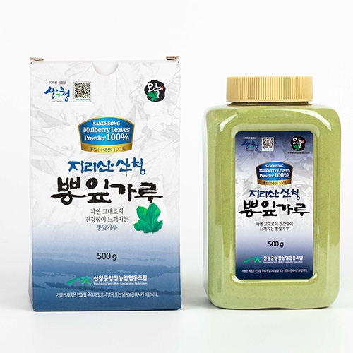 산엔청쇼핑몰,지리산 산청 뽕잎가루 500g _산청군양잠