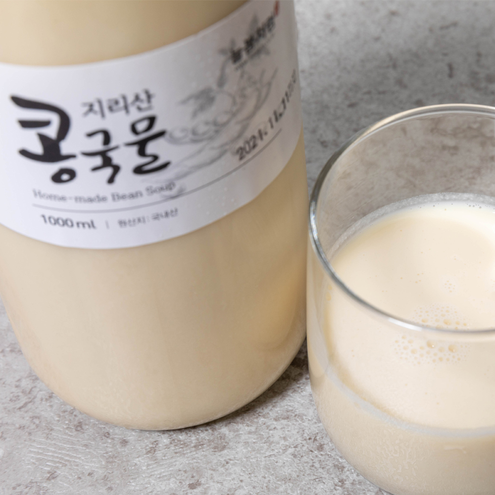 산엔청쇼핑몰,지리산 콩국물 1000ml 2병 _부리골영농조합