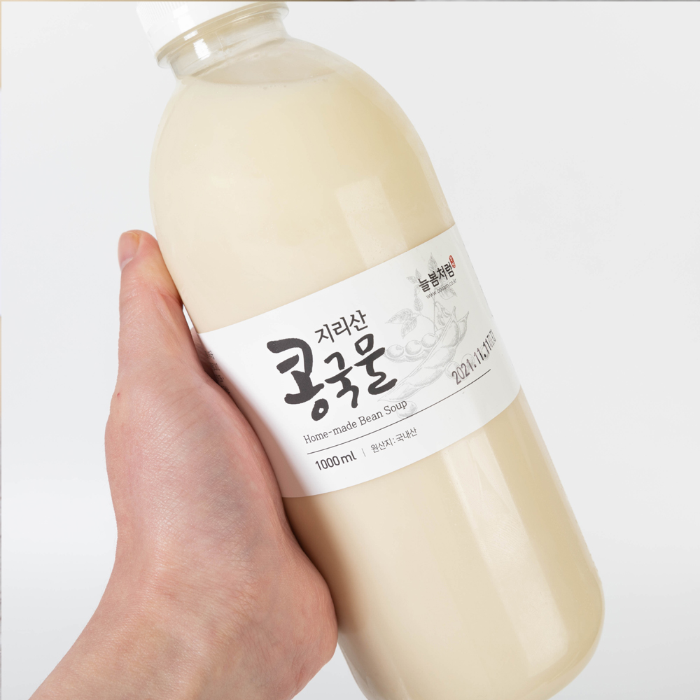 산엔청쇼핑몰,지리산 콩국물 1000ml 2병 _부리골영농조합